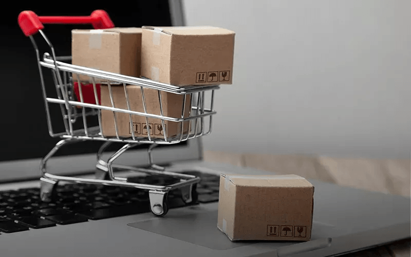 Onlineshop Einkaufswagen