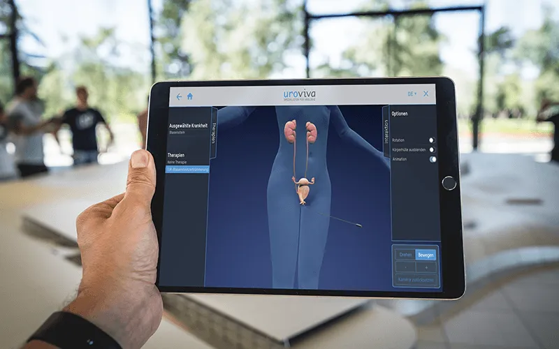 Uroviva OrganViewer – Interaktive 3D-Visualisierung fü