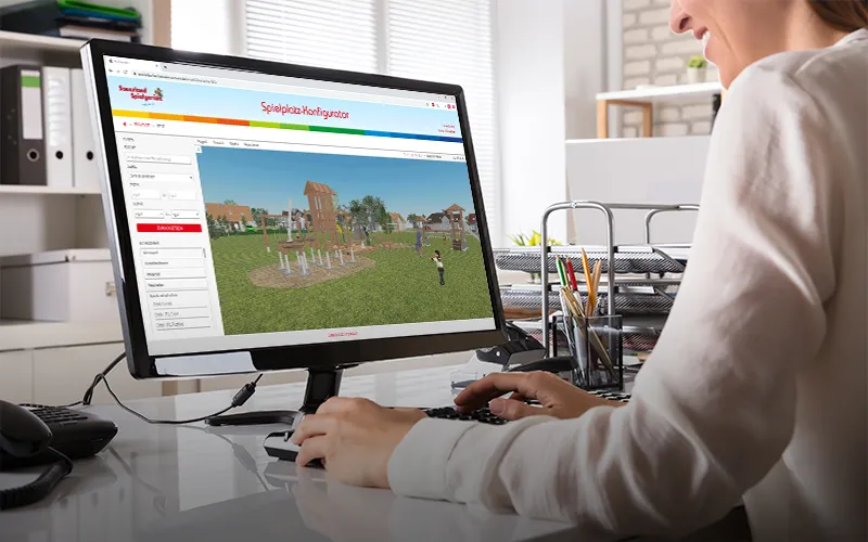 3D Produktkonfigurator für Spielplatzplanung